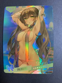 Natsuiro Matsuri Live Holo SSR 7 Swimsuit Goddess Waifu Card Girl Doujin Anime - Image 1
