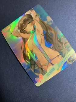 Natsuiro Matsuri Live Holo SSR 7 Swimsuit Goddess Waifu Card Girl Doujin Anime - Image 4
