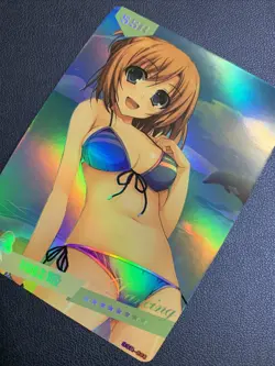 Hayate Yagami Puella Holo SSR 8 Swimsuit Goddess Waifu Card Girl Doujin Anime - Image 3