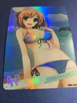 Hayate Yagami Puella Holo SSR 8 Swimsuit Goddess Waifu Card Girl Doujin Anime - Image 5