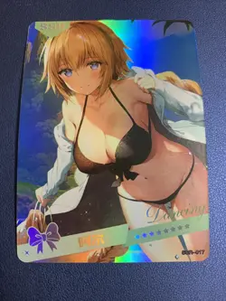 Jeanne D’arc Fate FGO Holo SSR 17 Swimsuit Goddess Waifu Card Girl Doujin Anime - Image 1