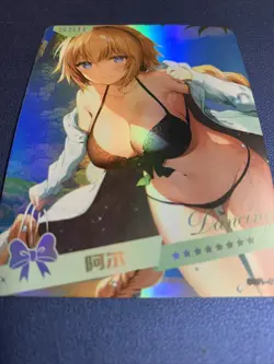 Jeanne D’arc Fate FGO Holo SSR 17 Swimsuit Goddess Waifu Card Girl Doujin Anime - Image 5