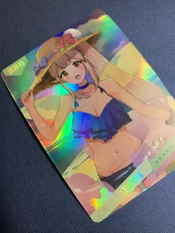 Rinna Mayfield Shining Holo SSR 18 Swimsuit Goddess Waifu Card Girl Doujin Anime - Image 4