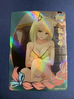 Kal’tsit Arknights SSR Goddess Story Anime Swimsuit Waifu Card Girl Foil Doujin - Image 1