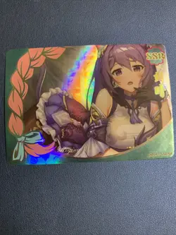 Keqing Genshin Impact Goddess Story Anime Swimsuit Waifu Card Girl Foil Doujin - Image 1