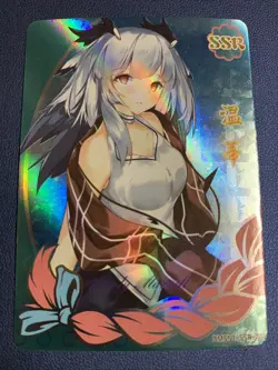 Ptilopsis Arknight Hot Goddess Story Anime Swimsuit Waifu Card Girl Foil Doujin - Image 1