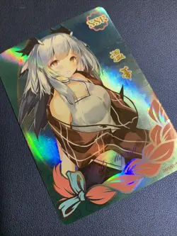 Ptilopsis Arknight Hot Goddess Story Anime Swimsuit Waifu Card Girl Foil Doujin - Image 5