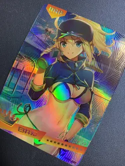 Mysterious Heroine X Holo URP Hot Swimsuit Goddess Waifu Card Girl Doujin Anime - Image 3