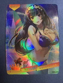 Fumika Sagisawa Idol Holo URP 12 Swimsuit Goddess Waifu Card Girl Doujin Anime - Image 1
