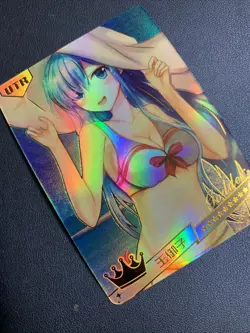 Rem Re:zero Life In Hot Holo UTR 6 Swimsuit Goddess Waifu Card Girl Doujin Anime - Image 4