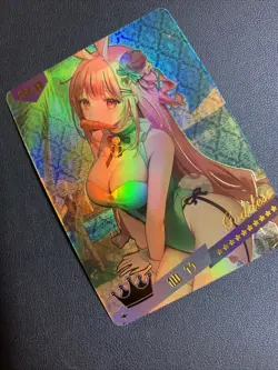 Bunny Girl Cute Hot Holo SLR 7 Swimsuit Goddess Waifu Card Girl Doujin Anime - Image 4