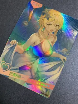 Lumine Genshin Impact Holo SSP 20 Swimsuit Goddess Waifu Card Girl Doujin Anime - Image 3