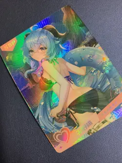 GanYu Genshin Impact Holo SSP 22 Swimsuit Goddess Waifu Card Girl Doujin Anime - Image 4