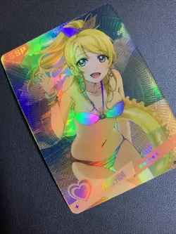 Eli Love Live Idol Hot Holo SSP 28 Swimsuit Goddess Waifu Card Girl Doujin Anime - Image 4