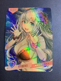Emilia Re:Zero Cute Holo SSP 30 Swimsuit Goddess Waifu Card Girl Doujin Anime - Image 1