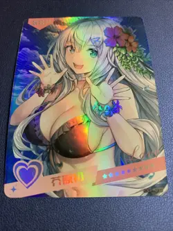 Emilia Re:Zero Cute Holo SSP 30 Swimsuit Goddess Waifu Card Girl Doujin Anime - Image 5