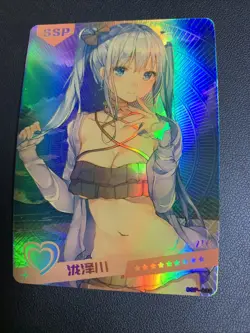 Hatsune Miku Vocaloid Holo SSP 32 Swimsuit Goddess Waifu Card Girl Doujin Anime - Image 1