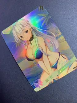 Belfast Azur Lane Cute Holo SSR 5 Swimsuit Goddess Waifu Card Girl Doujin Anime - Image 4