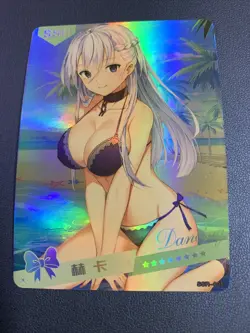 Belfast Azur Lane Cute Holo SSR 5 Swimsuit Goddess Waifu Card Girl Doujin Anime - Image 5