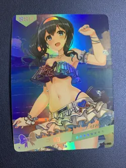 Fumika Sagisawa Idol Holo SSR 28 Swimsuit Goddess Waifu Card Girl Doujin Anime - Image 1