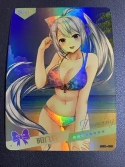 Kaede Higuchi Vtuber Hot SSR 29 Swimsuit Goddess Waifu Card Girl Doujin Anime - Image 1