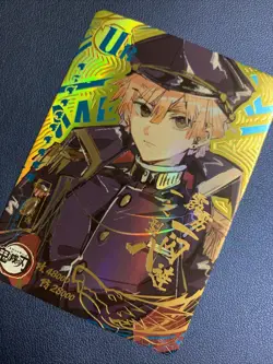 Zenitsu Agatsuma UR 24 Rare Demon Slayer Goddess TCG Card Holo Doujin Anime Foil - Image 3