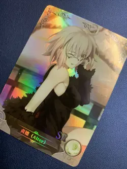 Saber Artoria Alter Fate SR 29 Holo Doujin Goddess CCG TCG Anime Waifu Card Girl - Image 3