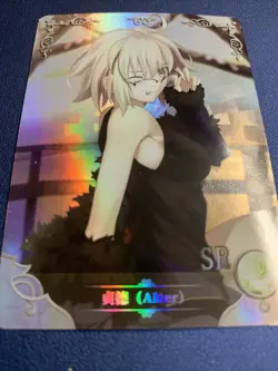 Saber Artoria Alter Fate SR 29 Holo Doujin Goddess CCG TCG Anime Waifu Card Girl - Image 5