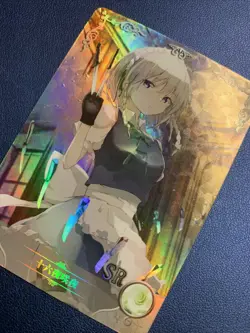 Sakuya Izayoi Touhou SR 32 Holo Doujin Goddess CCG TCG Anime Waifu Card Girl - Image 3