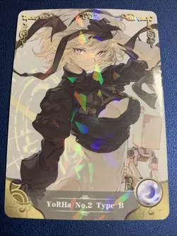 2B Nier Automata Yorha R 58 Holo Doujin Goddess CCG TCG Anime Waifu Card Girl - Image 1