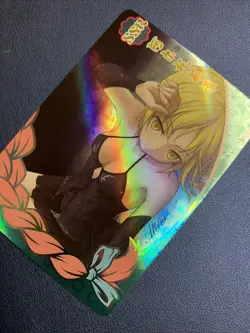Altria Pendragon FAte 34 SSR Goddess Anime Beauties Waifu Card Girl Foil Doujin - Image 5