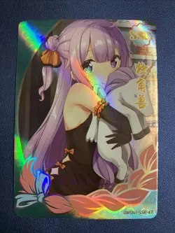 HMS Unicorn Azur Lane 47 SSR Goddess Anime Swimsuit Waifu Card Girl Foil Doujin - Image 1