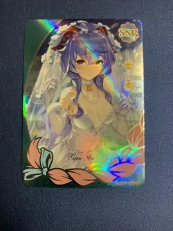 Ganyu Genshin Impact 49 SSR Goddess Anime Swimsuit Waifu Card Girl Foil Doujin - Image 1