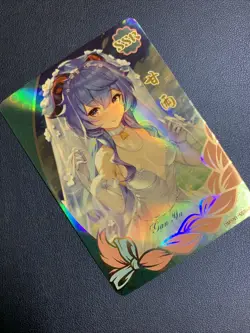 Ganyu Genshin Impact 49 SSR Goddess Anime Swimsuit Waifu Card Girl Foil Doujin - Image 5