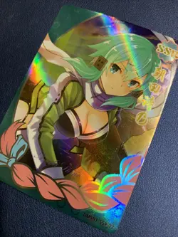 Shino Asada Sword Art Goddess Story Anime Swimsuit Waifu Card Girl Foil Doujin - Image 4