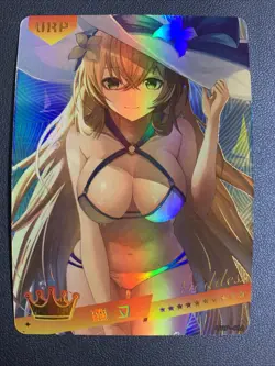 Lumine Genshin Impact URP 2 Hot Swimsuit Goddess Waifu Card Girl Doujin Anime - Image 1