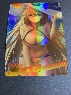 Lumine Genshin Impact URP 2 Hot Swimsuit Goddess Waifu Card Girl Doujin Anime - Image 5