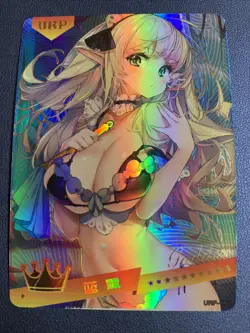 Fischl Genshin Impact URP 3 Hot Swimsuit Goddess Waifu Card Girl Doujin Anime - Image 1