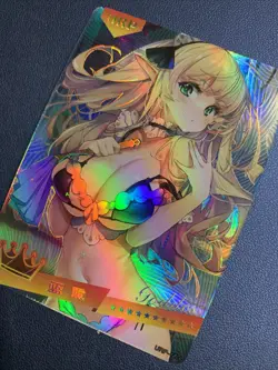 Fischl Genshin Impact URP 3 Hot Swimsuit Goddess Waifu Card Girl Doujin Anime - Image 3