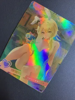Lumine Genshin Impact Holo SSP 26 Swimsuit Goddess Waifu Card Girl Doujin Anime - Image 3