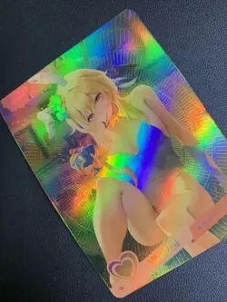 Lumine Genshin Impact Holo SSP 26 Swimsuit Goddess Waifu Card Girl Doujin Anime - Image 4