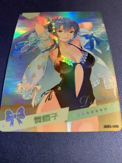 REM Long Hair Re:zero Holo SSR 3 Swimsuit Goddess Waifu Card Girl Doujin Anime - Image 5