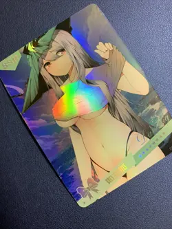 Skadi Arknights Mobile Hot Holo 13 Swimsuit Goddess Waifu Card Girl Doujin Anime - Image 4