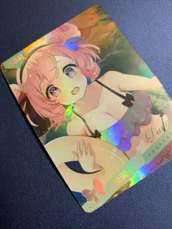 Saratoga Azur Lane Hot Holo SSR 14 Swimsuit Goddess Waifu Card Girl Doujin Anime - Image 4