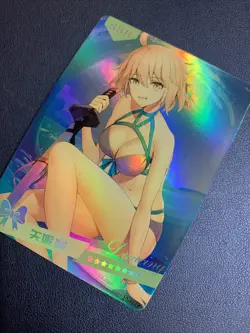 Okita Souji Fate FGO Foil SSR 23 Swimsuit Goddess Waifu Card Girl Doujin Anime - Image 3
