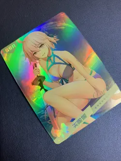 Okita Souji Fate FGO Foil SSR 23 Swimsuit Goddess Waifu Card Girl Doujin Anime - Image 4