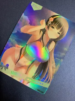 Rinko Shirokane Bang Foil SSR 24 Swimsuit Goddess Waifu Card Girl Doujin Anime - Image 3