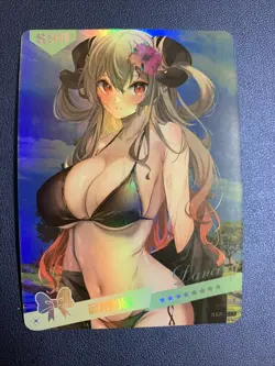Ganyu Genshin Impact Hot SSR 26 Swimsuit Goddess Waifu Card Girl Doujin Anime - Image 1