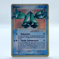 Pokemon TCG Karte - Regice Gold Star Holo Deutsch 90/92 EX Legend Maker EXC - Image 1