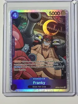 Franky OP09-072 Emperors Of The New World 4 Foil Card Play Set Lot One Piece - Image 4